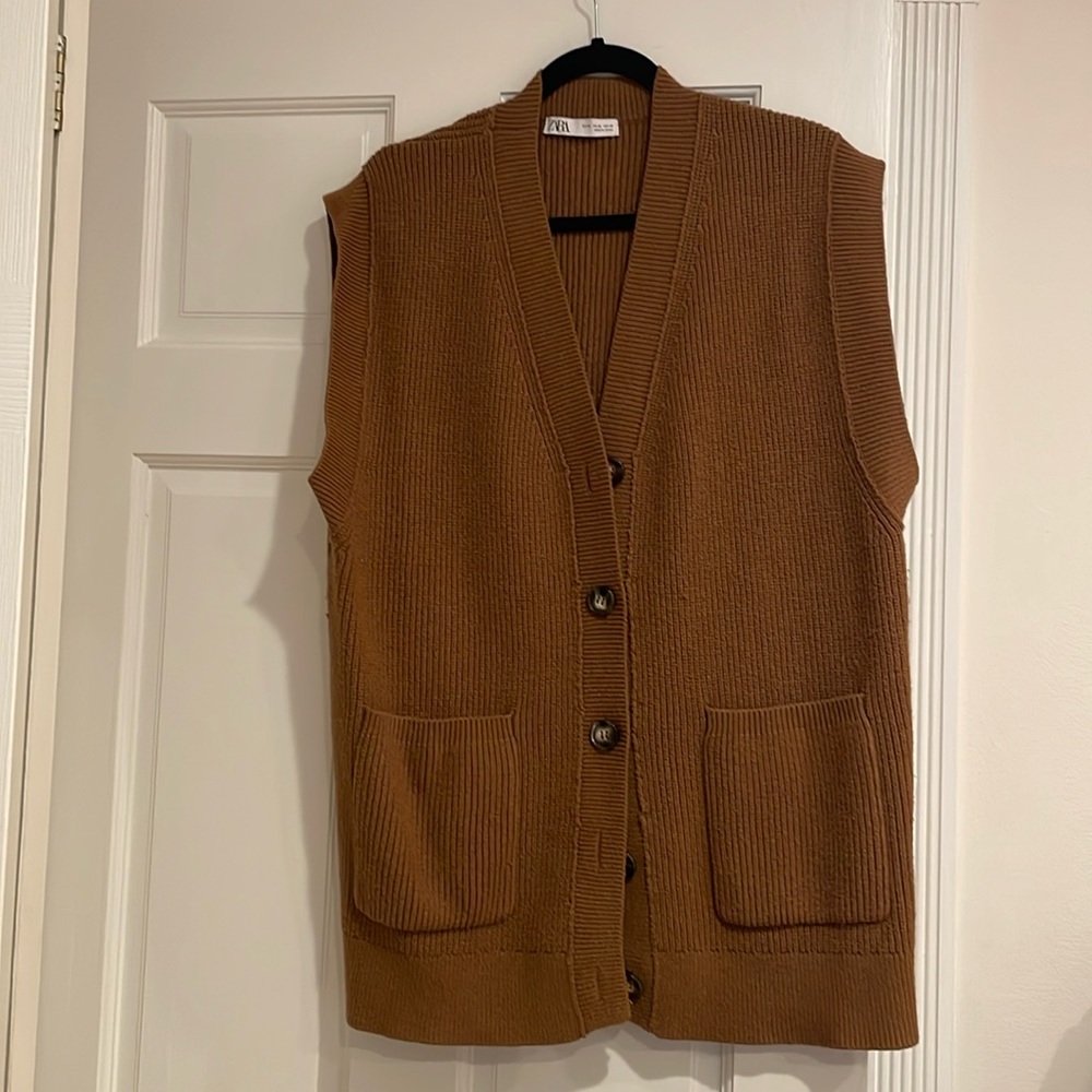 Zara oversized sweater vest